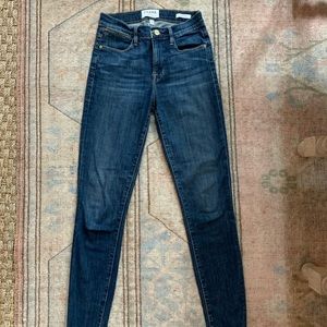 Frame Le High Skinny ankle denim
